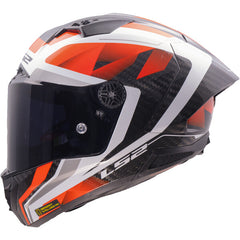 LS2 FF805 THUNDER GP AERO – RAUTE WHITE RED-GLOSS