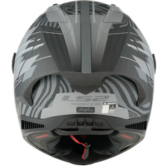 LS2 FF805 THUNDER GP AERO – POLAR MATT BLACK-MATT