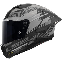 LS2 FF805 THUNDER GP AERO – POLAR MATT BLACK-MATT