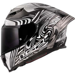 LS2 FF807 DRAGON – ENTHUM SILVER-GLOSS