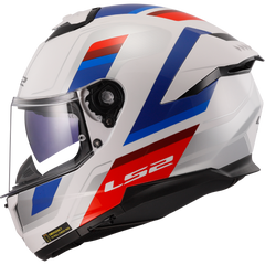 LS2 FF808 STREAM II – VINTAGE WHITE BLUE RED-GLOSS