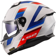 LS2 FF808 STREAM II – VINTAGE WHITE BLUE RED-GLOSS