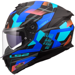 LS2 FF808 STREAM II – MIKA BLACK BLUE-MATT