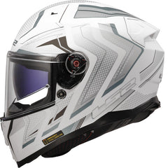 LS2 FF811 VECTOR II – ALIZER MATT WHITE SILVER-MATT