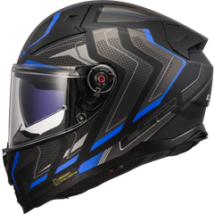 LS2 FF811 VECTOR II – ALIZER MATT BLACK BLUE-MATT