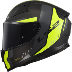 LS2 FF811 VECTOR II CARBON – GRID MATT H-V YELLOW-MATT