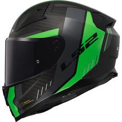 LS2 FF811 VECTOR II CARBON – GRID MATT FLUO GREEN-MATT