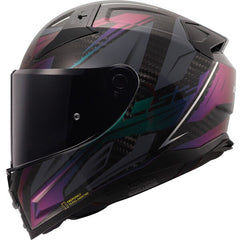 LS2 FF811 VECTOR II CARBON – SAVAGE CHAMELEON-GLOSS
