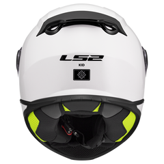 LS2 FF812 KID – SOLID WHITE-GLOSS