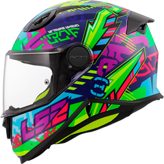 LS2 FF812 KID – SVENT BLUE GREEN-GLOSS