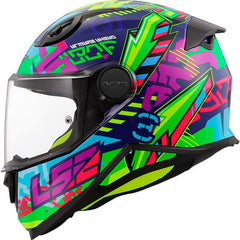 LS2 FF812 KID – SVENT BLUE GREEN-GLOSS