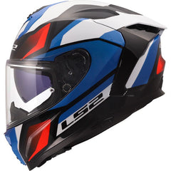 LS2 FF817 CHALLENGER II – VIPER WHITE BLUE RED-GLOSS