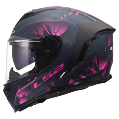 LS2 FF818 STORM III – BURST BLACK PINK-MATT