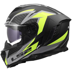 LS2 FF818 STORM III – DYNAMO BLACK H-V YELLOW-MATT