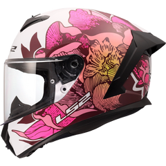 LS2 FF820 RAPID III – POPPIES II WHITE PINK-GLOSS