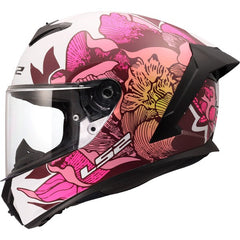LS2 FF820 RAPID III – POPPIES II WHITE PINK-GLOSS
