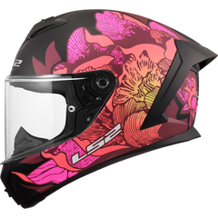 LS2 FF820 RAPID III – POPPIES I BLACK PINK-MATT