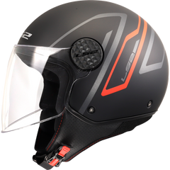 LS2 OF558 SPHERE LUX II – MINIM BLACK RED-MATT