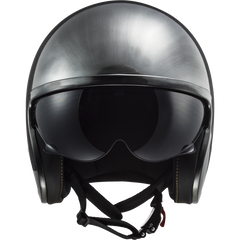 LS2 OF599 SPITFIRE II – JEANS JEANS TITANIUM-GLOSS