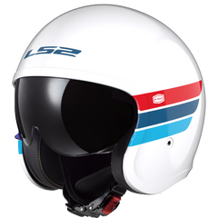 LS2 OF599 SPITFIRE II – RETRO WHITE BLUE RED-GLOSS