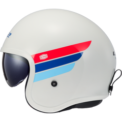 LS2 OF599 SPITFIRE II – RETRO WHITE BLUE RED-GLOSS