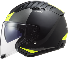 LS2 OF600 COPTER II – URBANE MATT BLACK HI-VIS YELLOW-MATT