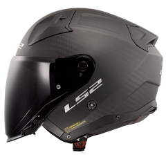 LS2 OF603 INFINITY II CARBON – SOLID MATT CARBON-MATT