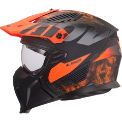 LS2 OF606 DRIFTER – GAS GREY ORANGE-MATT
