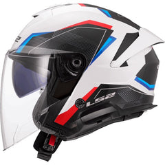 LS2 OF618 VERSO II – AIR WHITE BLUE RED-GLOSS