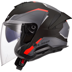 LS2 OF618 VERSO II – AIR BLACK RED-GLOSS