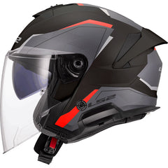LS2 OF618 VERSO II – AIR BLACK RED-GLOSS