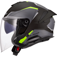 LS2 OF618 VERSO II – AIR BLACK H-VIS YELLOW-MATT