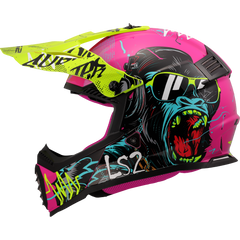 LS2 MX437J II FAST EVO II MINI – GORILLA PURPLE-GLOSS