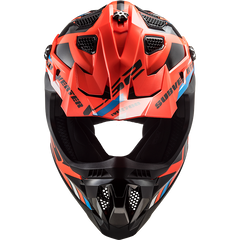 LS2 MX700 SUBVERTER EVO II – STOMP FLUO ORANGE BLACK-GLOSS