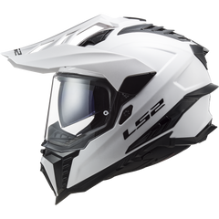 LS2 MX701 EXPLORER – SOLID WHITE-GLOSS