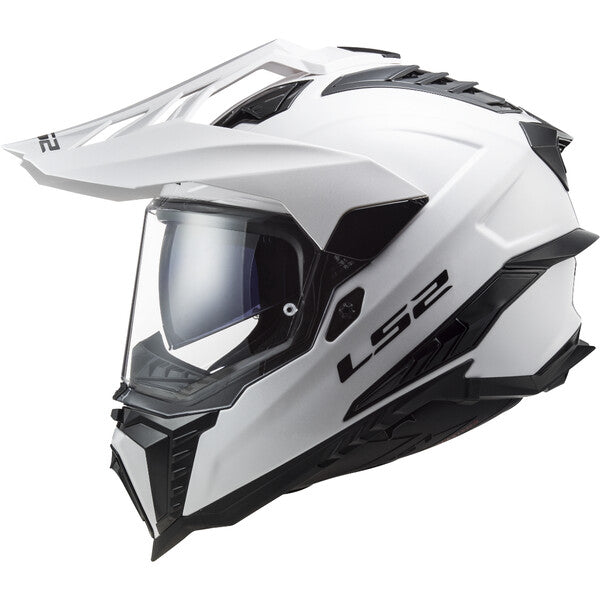 LS2 MX701 EXPLORER – SOLID WHITE-GLOSS
