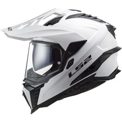 LS2 MX701 EXPLORER – SOLID WHITE-GLOSS