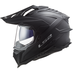 LS2 MX701 EXPLORER – SOLID MATT BLACK-GLOSS