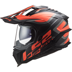 LS2 MX701 EXPLORER – ALTER MATT BLACK FLUO ORANGE-MATT
