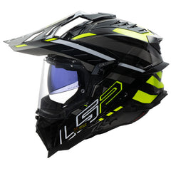 LS2 MX701 EXPLORER CARBON – EDGE BLACK HI-VIS YELLOW-GLOSS