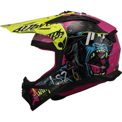 LS2 MX708 FAST II – GORILLA PURPLE H-V YELLOW-GLOSS