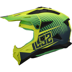 LS2 MX708 FAST II – DUCK MATT H-V GREEN H-V YELL-MATT