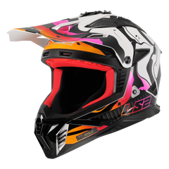 LS2 MX708 FAST II – WASH WHITE-GLOSS