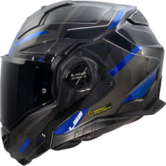 LS2 FF901 ADVANT X – SPECTRUM BLACK TITANIM BLUE-GLOSS