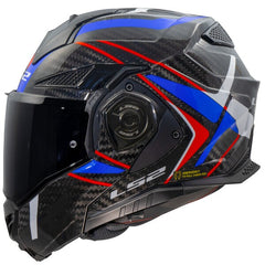 LS2 FF901 ADVANT X CARBON – FUTURE II WHITE BLUE-GLOSS