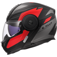LS2 FF902 SCOPE II – DURIA BLACK RED-MATT