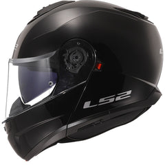 LS2 FF908 STROBE II – SOLID BLACK-GLOSS