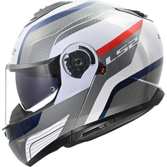 LS2 FF908 STROBE II – MONZA WHITE BLUE RED-GLOSS