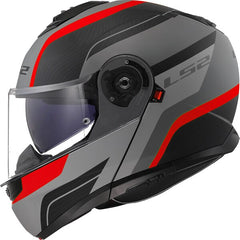 LS2 FF908 STROBE II – MONZA BLACK GREY RED-MATT
