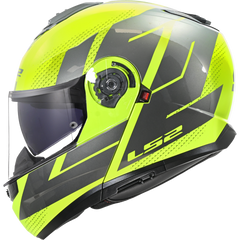 LS2 FF908 STROBE II – CODE H-VIS YELLOW GREY-GLOSS